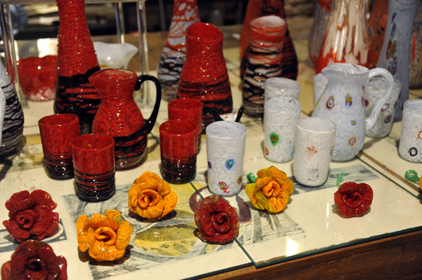 The glass flowers for sale, Santa Chiara