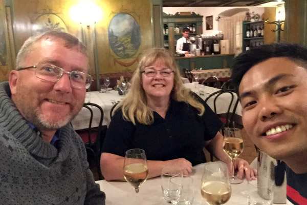 Out for dinner, Cortina d'Ampezzo