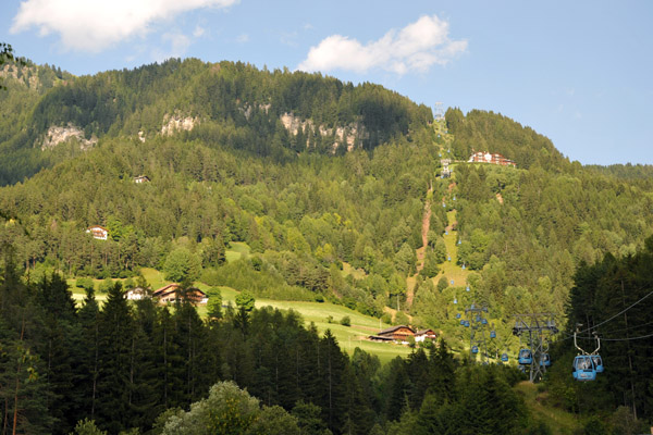 Base Station of the Seiser Alm Bahn - Alpe di Siusi Cable Way