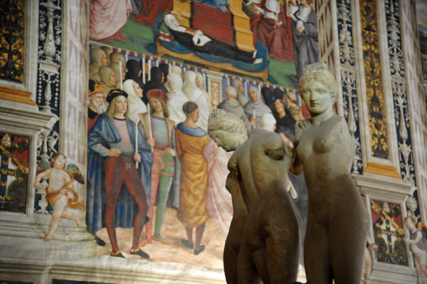 The Three Graces, Piccolomini Library, Siena Cathedral