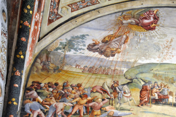Detail from the Preaching of the Anti-Christ, Chapel of San Brizio