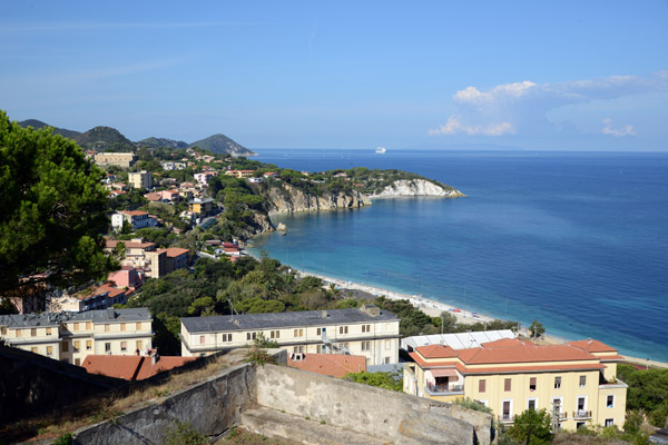 Punta Capo Bianco from Forte Falcone, Portoferraio, Elba