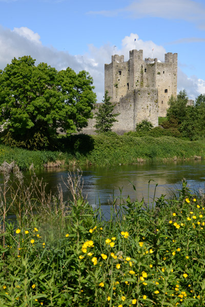 Trim Castle across the River Boyne