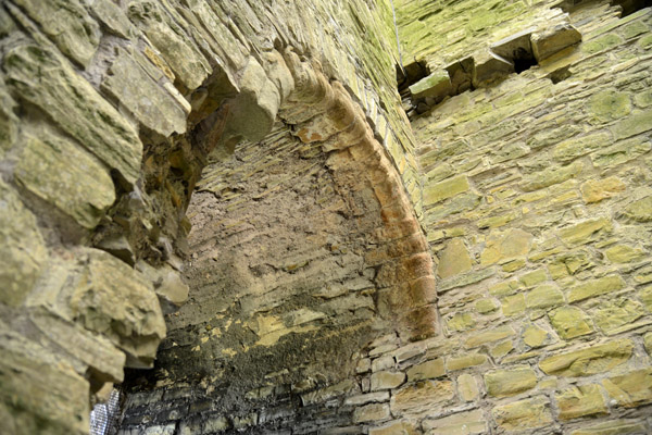 Detail of an arch in the Keep, Trim Castle