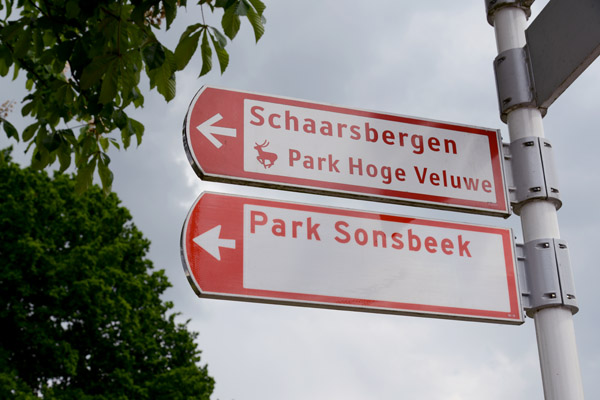 Cycling from Arnhem to Park Sonsbeek and Hoge Veluwe