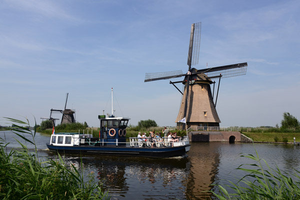 Tourboat at Kinderdijk