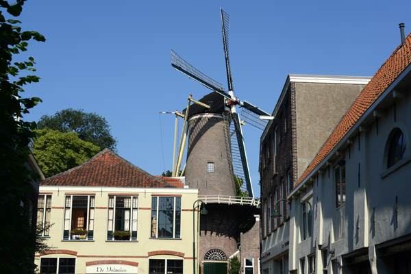 Molen 't Slot from Oosthaven, Gouda