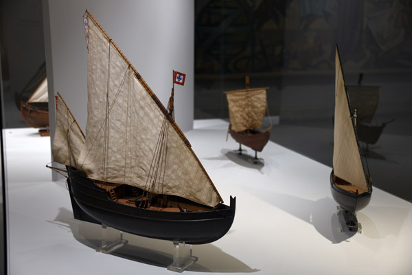 Portuguese Caravelo, a small lateen rigged vessel similar to a caravel