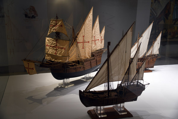 Models of Portuguese ships from the Age of Discovery