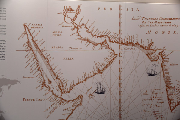 Map of Arabia, the Horn of Africa and the west coast of India