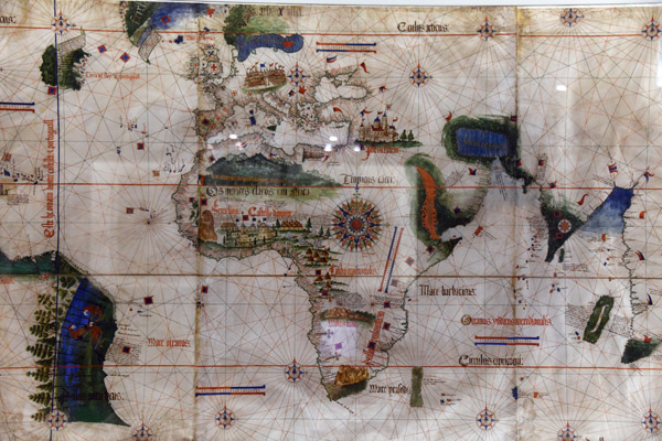 Cantinos Map of 1502 with the oldest representation of Brazil