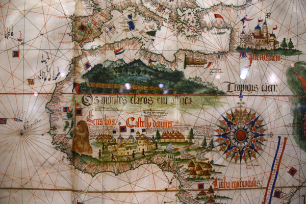 Detail of West Africa from Cantino's 1502 map