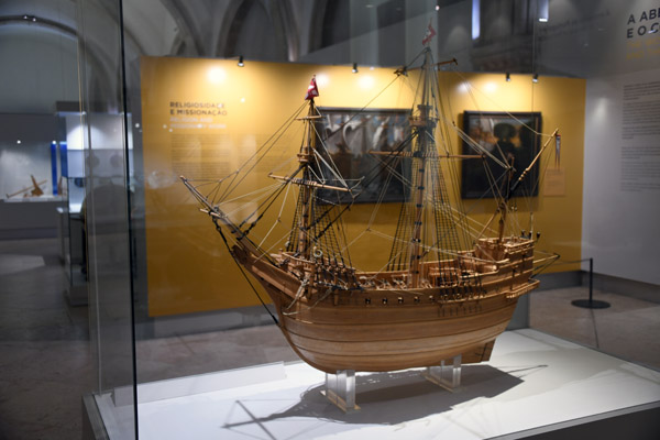 Model of a Portuguese ship from the Age of Discovery