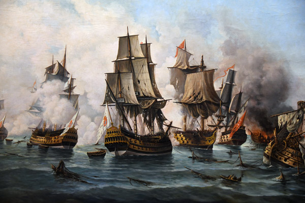 1717 Naval Battle of Cape Matapan (Greece) against the Ottoman Empire
