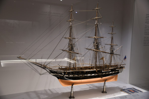 Model of the frigate D. Fernando II e Glria constructed in Portuguese India 1843, today a museum ship in Almada