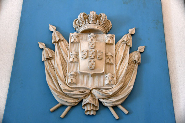 Royal coat-of-arms from the Corvette D. Joo (1828-1874)