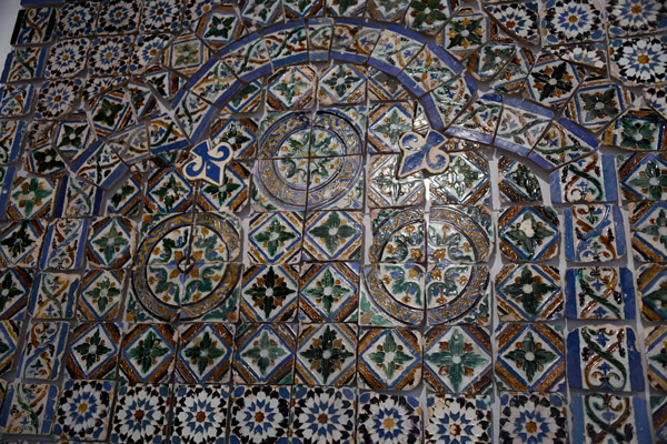 Azulejos with Islamic motifs, Seville, ca 1500-1550