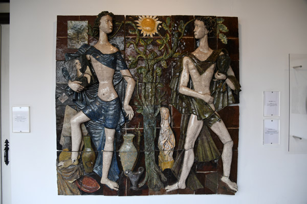 Allegory of Painting and Sculpture, Jorge Barradas, 1954