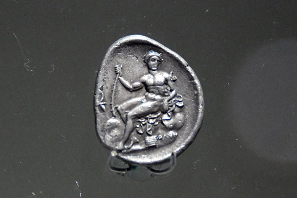 Ancient Greek silver coin of the Arcadian League