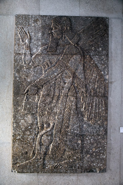 Assyrian bas-relief, Nimrud, ca 884-859 BC