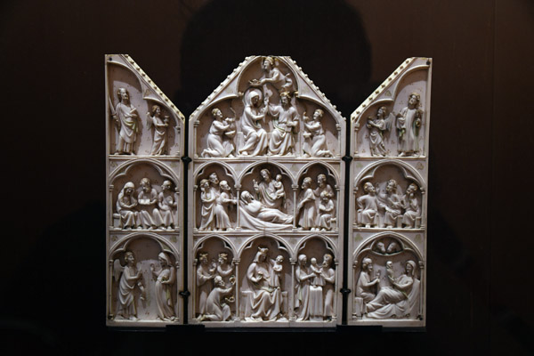 Triptych with Scenes from the Life and Death of the Virgin, 1280-1300, Paris