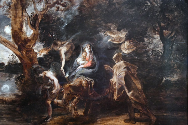 Flight into Egypt, Peter Paul Rubens, Flanders ca 1630-32