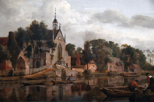 Dutch Landscape, Jan van der Heyden, Holland, 1650-1700