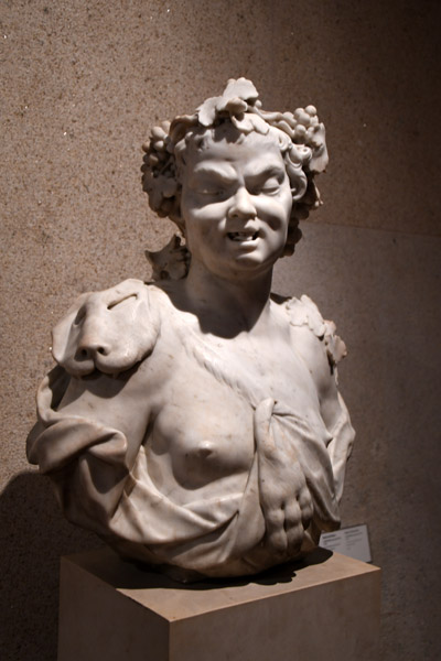 Bust of Bacchus, Jan van Logteren, 18th C. Amsterdam
