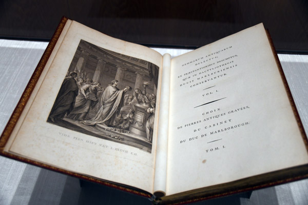 Book - Choix de Pierres Antiques Graves, printed for the Duke of Marlborough, 1786