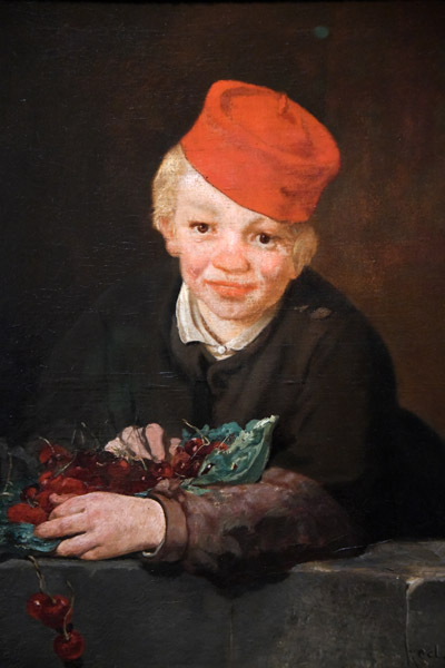 Boy with Cherries, douard Manet, France, ca 1858