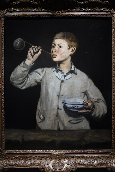 Boy Blowing Buggles, douard Manet, France, 1867