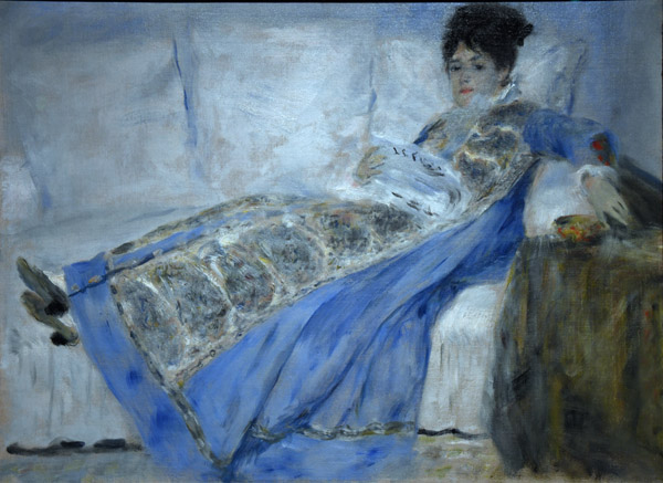 Portrait of Madame Claude Monet, Pierre-Auguste Renoir, France, ca 1872-74