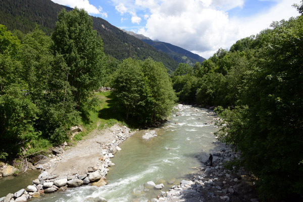 Vorderrhein, one of two main branches that will form the Rhine River