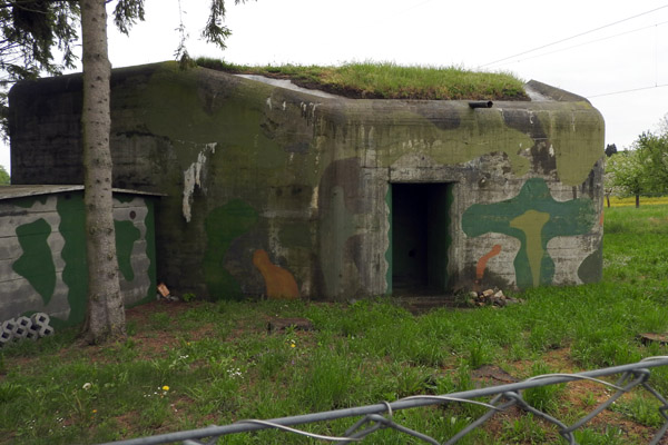 Military bunker on the lakeshore outside Kreuzlingen