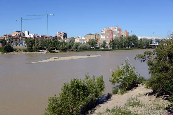 Ebro River between the Puente del Pilar and Puente de Piedra, Zaragoza