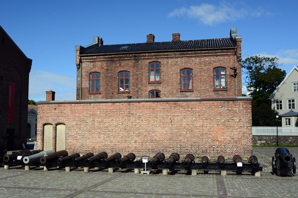 Cannons at the Norwegian Armed Forces Museum