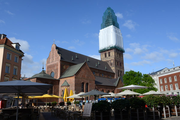 Riga Cathedral under renovation, Doma laukums 