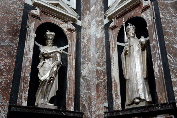 Statues of the Grand Dukes of Lithuania, Chapel of St. Casimir, Vilnius Cathedral
