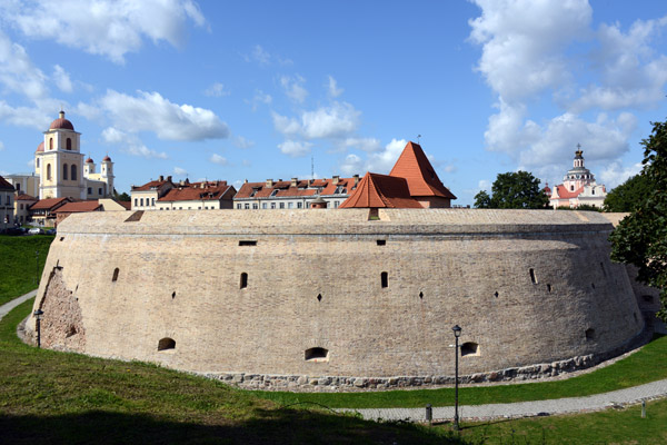 East Bastion of the Vilnius Defensive Wall, restored in 1987