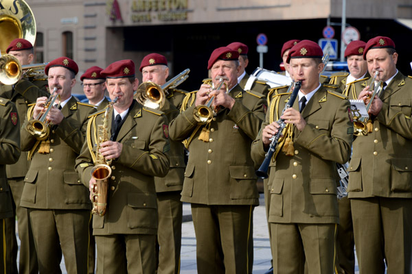 Lithuanian Military Band, Katedros aikštė - Cathedral Square, Vilnius