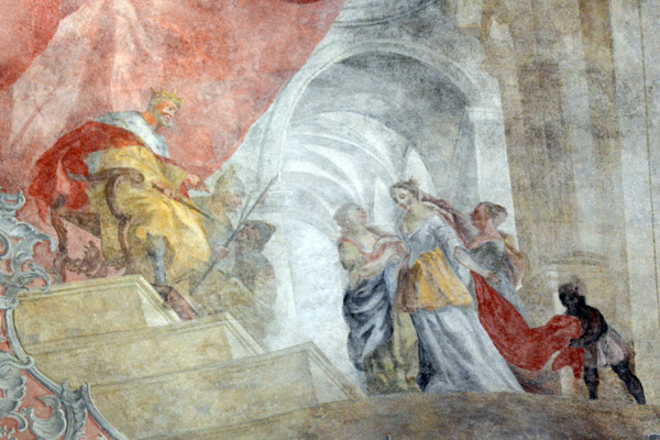 Ceiling fresco, Chapel of St. Anne, Vilnius University