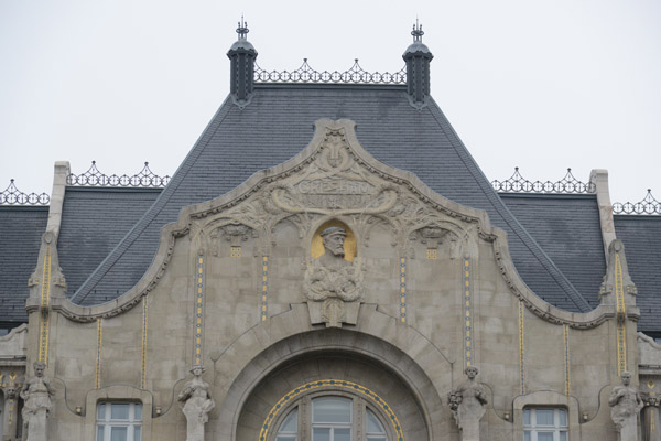 Detail of the Four Seasons Hotel Gresham Palace, Budapest