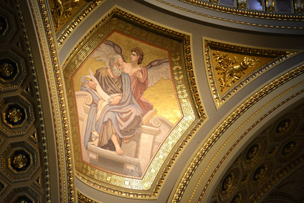 Mosaic of St. Matthew the Evangelist, St. Stephen's Basilica, Budapest
