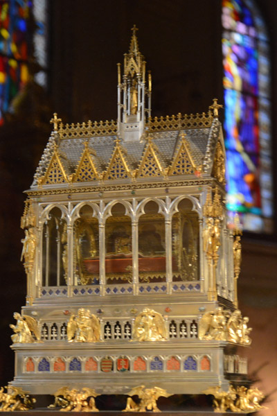 Reliquary containing the right hand of St Stephen