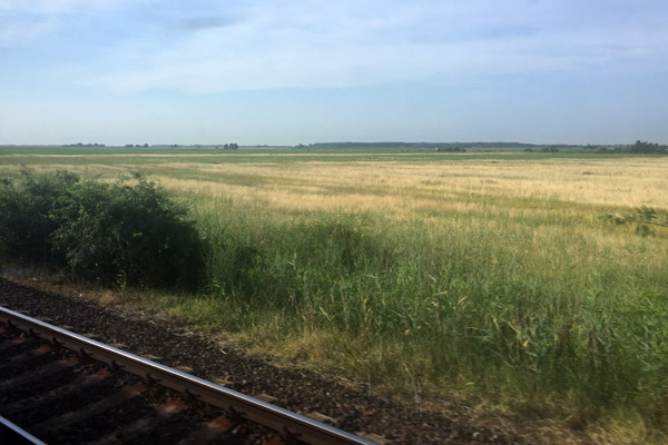 By rail across the eastern Hungarian plains