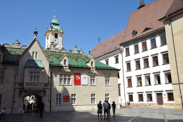 Bratislava City Gallery and Town Hall tower