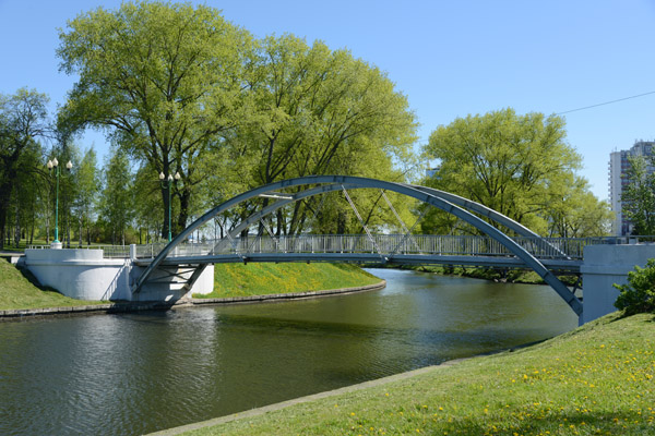 Pedestrian bridge over the Svislach River, Minsk