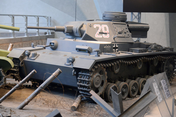 German 1937 model Panzer III, Great Patriotic War Museum