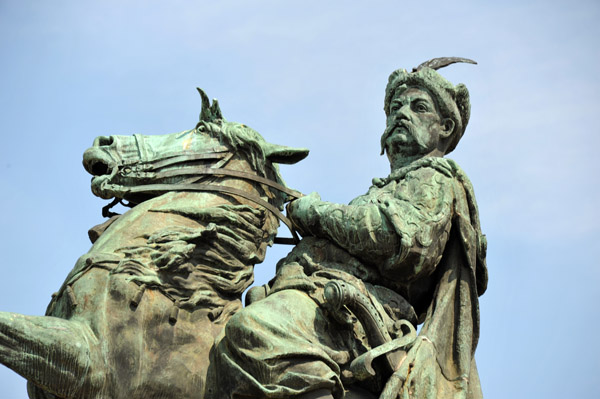 Monument to Cossack Hetman Bohdan Khmelnytsky (1595-1657), Sofiyvska Square, Kyiv