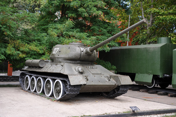 1943 Soviet T-34 tank, 411th Battery, Odessa